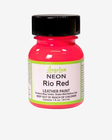 Angelus - Neon Leather Paint - Rio Red