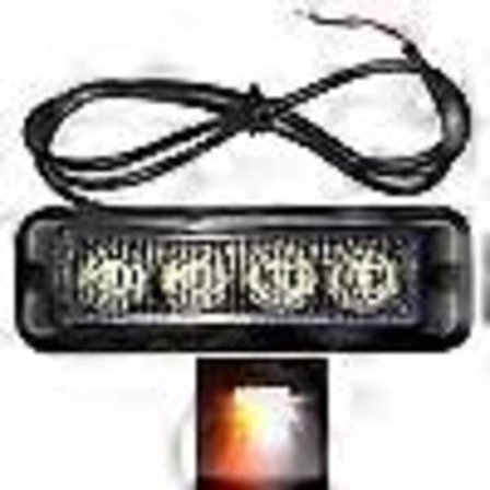 12 V 24 V 4 LED-auton hätävalo vilkkuva LED-strobovalo kuorma-autolle keltainen valkoinen