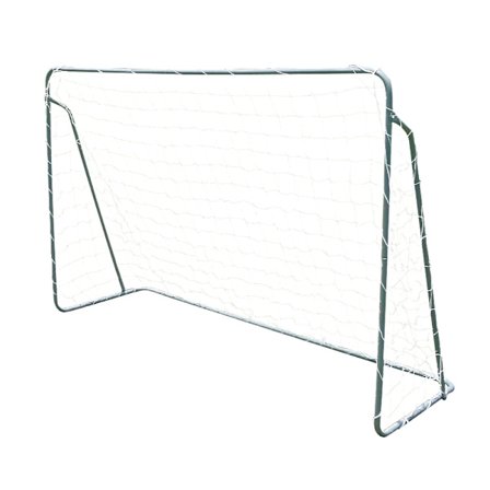 Fodboldmål med net, stålramme, 240 cm