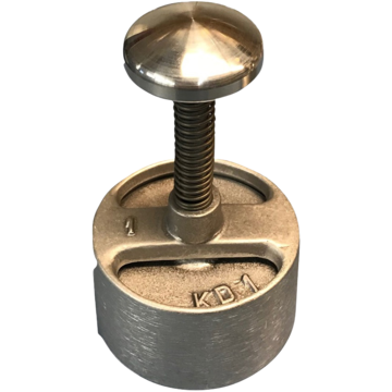 Hamburgerpress Aluminium 9cm*
