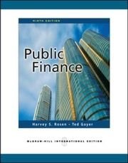 Public Finance, ISBN: 9780071267885