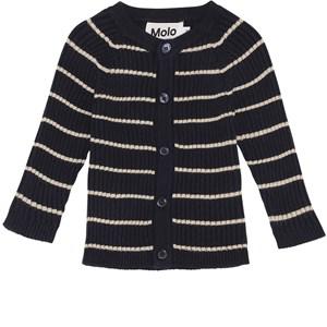 Molo Galaxy Bendix Striped Cardigan 62 cm - Jumpers and knitwear - 62 cm - Navy - Junge
