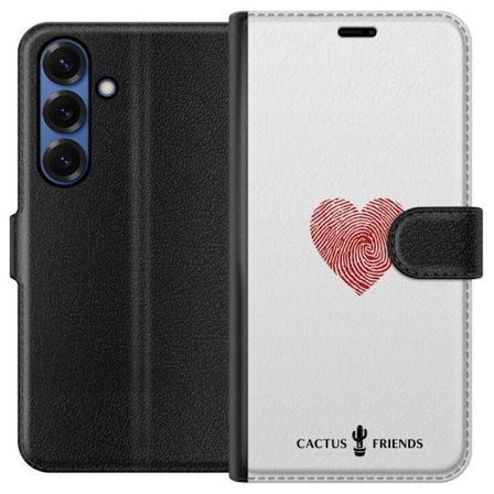 Kompatibelt Lommeboketui til Samsung Samsung Galaxy S25+ Cactus and Friends - Fingerprint Love