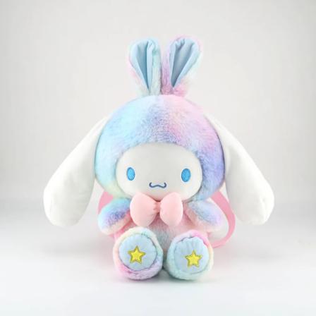 Barn 3d Cartoon Cinnamoroll Plyschryggsäck Ca 40x25x26cm