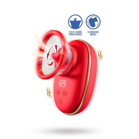 Lizer Stimulator With Licking, Vacuum Pump & Vibration - Vuxen.se - Liten klitorisvibrator, fingervibrator, bullet vibrator