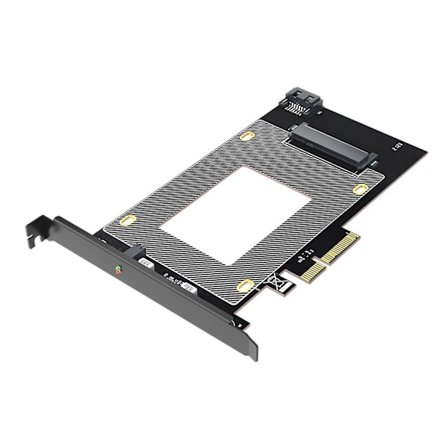 U.2 till PCIe Adapter, X4 X8 X16 PCIe U.2 Sata SSD Expansionskort PCIe U2 Riser