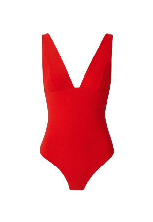 Understatement Plunge Swimsuit Baddräkt Dam Röd XXL
