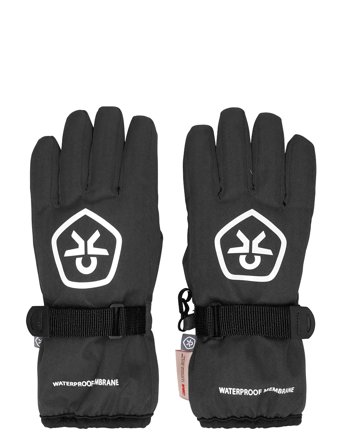 Color Kids Gloves - Waterproof - Black - 12-14Y