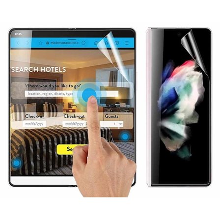 Samsung Galaxy Z Fold 3 - Mjuk Skyddsfilm Två Delar
