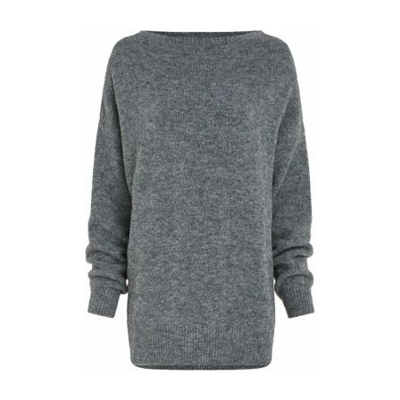 Penn&Ink N.Y Pullover , Grijs , Dames , Maat: L Truien & Vesten
