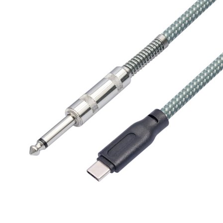 USB C till 6,35 mm-kabel för mikrofonförstärkare hemmabiotyp C till 6,35 mm