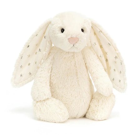 Jellycat Plysch Kanin - Glittrande Plyschleksak, medium storlek 31cm