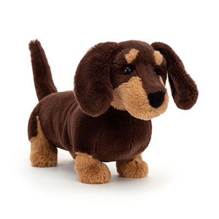 Jellycat Otto Gravhund Plysdyr, 17 cm Blød Krammevenlig Klassisk Gave til Børn