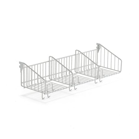 Extra hat shelf TRÅD, with hooks, W 900 mm, white