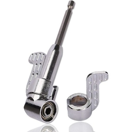 Solros Vinklet Skrutrekker 1/4 " Vinkelhode 105° Sekskantfeste Skrue