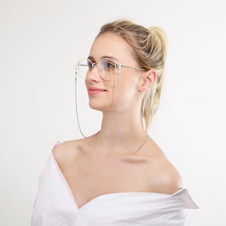 1 stk multifunksjonell brillekjede solbriller fiksert kjede brillesnor