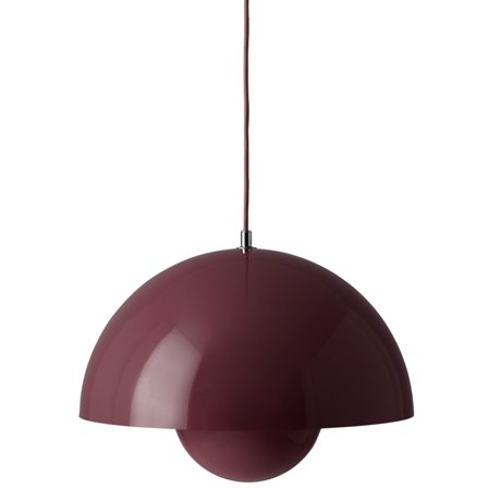 &Tradition Flowerpot VP7 taklampa 37 cm, dark plum' - 'Andtradition | Inredning > Lampor > Taklampor > Pendellampor | Bagaren och Kocken