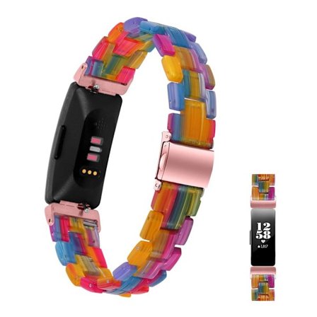 Fitbit Inspire 2 resin pattern watch band - Multi-Color