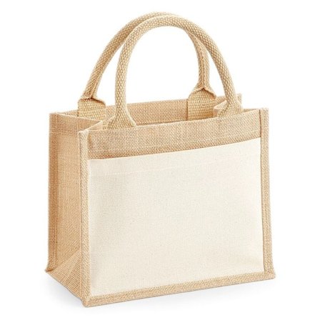 Westford Mill Pocket Jute Presentpåse One Size Naturlig