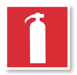 UniGraphics 6705506 Skylt handbrandsläckare, 200 x 200 mm, Skyltar