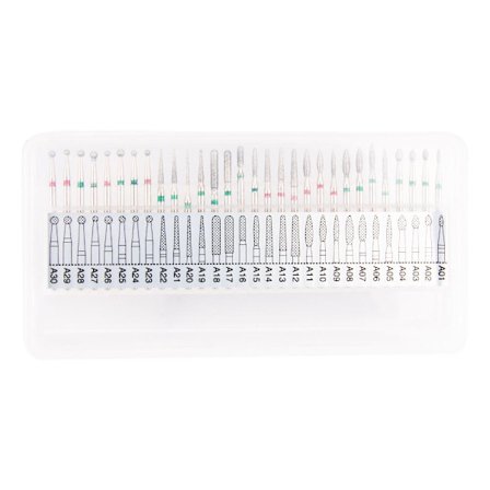 Slibebits - 30 stk med forskellige former