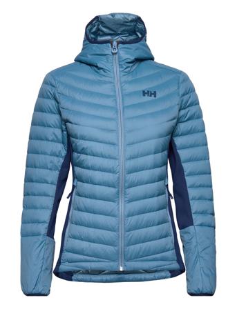 W Verglas Hood Down Hybrid Ins Fôret Jakke Blå Helly Hansen