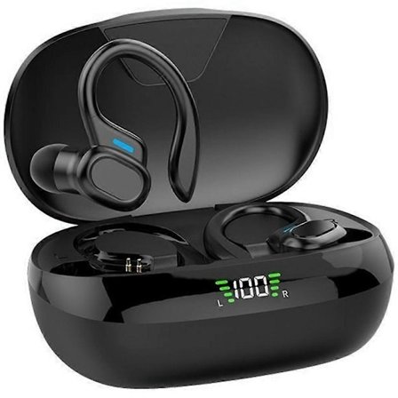 SP16 TWS Bluetooth Hörlurar Öronkrok In-Ear Trådlöst Musikheadset med Digital Display Laddningsbox [db]