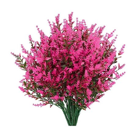 8 st konstgjorda blommor i plast, UV-beständiga, utomhus, dekorativa blommor för blomsterarrangemang