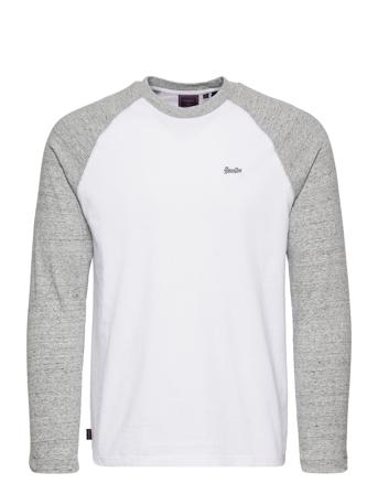 Vintage Baseball L/S Top T-shirts Long-sleeved Multi/mønstret Superdry