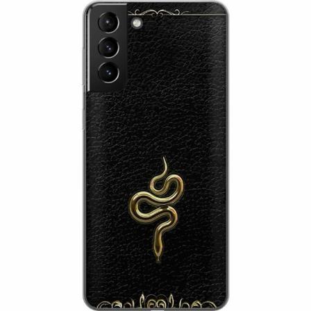 Samsung Galaxy S21+ 5g Genomskinligt Skal Guld Orm