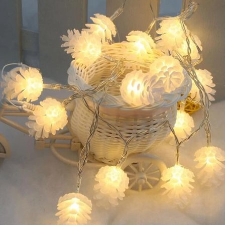 Julgran kottar LED ljusslinga (5m 50 LED