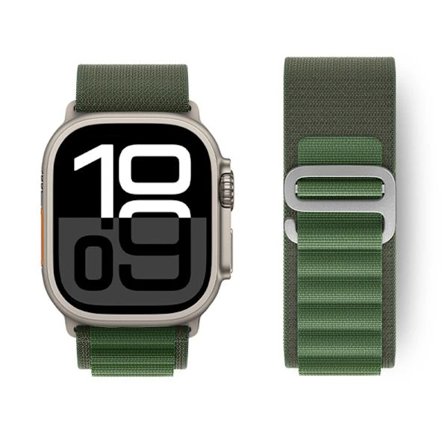 Alpine Loop-armband för Apple Watch Ultra 2 & Series 10/9/8/7/SE i grönt [JSR]