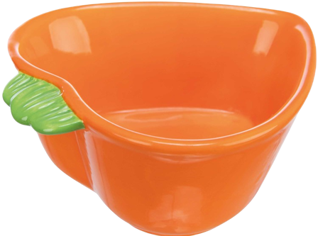 Trixie - Gnagerbolle Gulrot - Keramikk, 180 ml/12 × 11 cm - Smådyr - Matplass og vannflasker - Smådyrskåler og sandskåler - ZOO.no