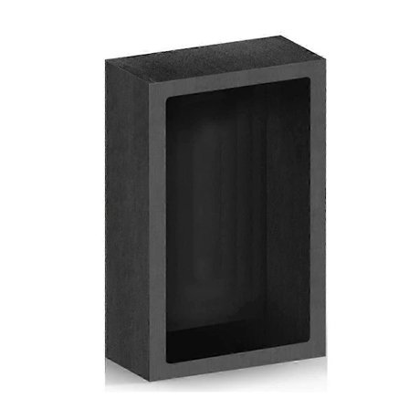 Grafitgjutform för smältning, gjutning, raffinering och återvinning av aluminium, koppar, silver