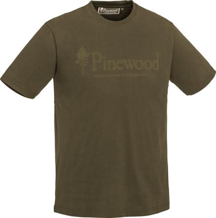 Pinewood Men's Outdoor Life T-shirt Men short-sleeved sweaters Green L