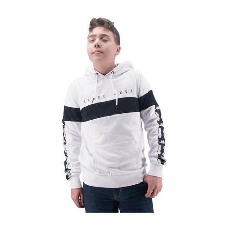 Kappa, Hoodies Biały, Mężczyzna, Rozmiar: L