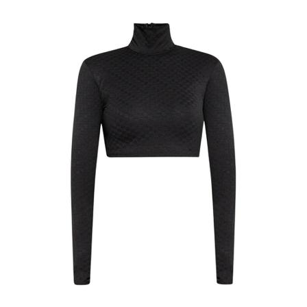 Ambush, Turtleneck monogram Zwart, Dames, Maat:M
