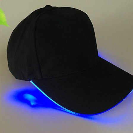 Fashion LED Lysende Baseball Kasket Bomuld Flash Glowing Hat Til Mænd Kvinder