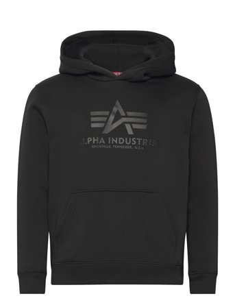 Alpha Industries Basic Hoodie Carbon - Black - L