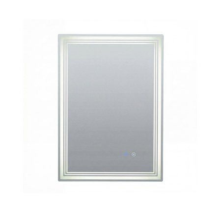 LED badeværelsesspejl, dugfri, hukommelse, 70x50 cm