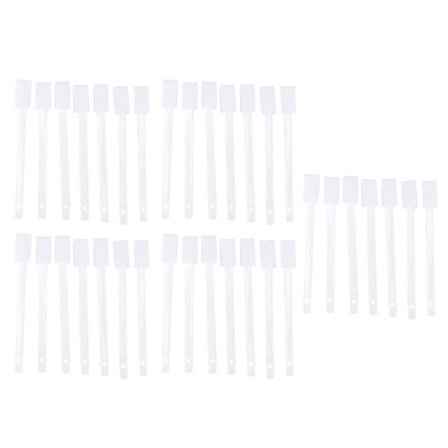 5-pakning engangs toalettbørster, multifunksjonell effektiv sprekkbørste for toalett, hjørne, bad, tastatur