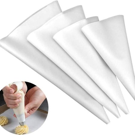 Queta 4-pack återanvändbara spritsar i extra stor/stor/medium/KLB