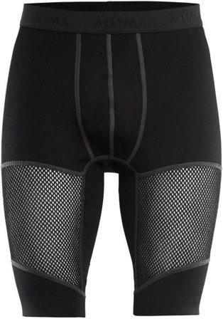 Aclima WoolNet Shorts Long Man Jet Black