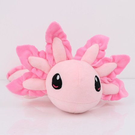 17,7 tum Axolotl Plyschleksak Mjuk gosedjur Tecknad Plyschare Axolotl Dockor Barn Vuxna Gamer Födelsedagspresent för barn