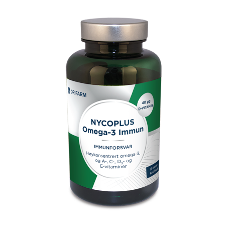 Nycoplus Omega-3 Immun kapsler, 90 stk.