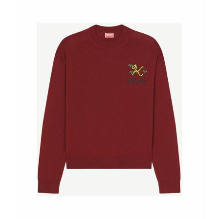 Kenzo, Sweatshirts Czerwony, Mężczyzna, Rozmiar: L