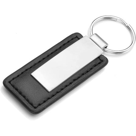Sort lædernøglering Bilnøglering Nøgleholder Nøglering Kæde Nøglevedhæng Hængende lædernøglering Nøgleringholder til bil Hjem