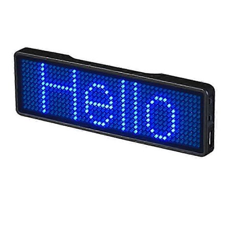 Led Hånd Diy Programmerbar Rullende Melding Skilt Mini Led Display Led Skilt For Festarrangementer Konferanser Konserter Oppladbar Bluetooth Digital