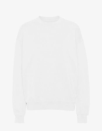 Organic Oversized Crew - Optical White L