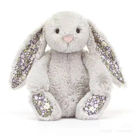 (Labor Day-kampanje!) Jellycat Blossom Bunny Cherry kosedyr medium 31 cm Sølv